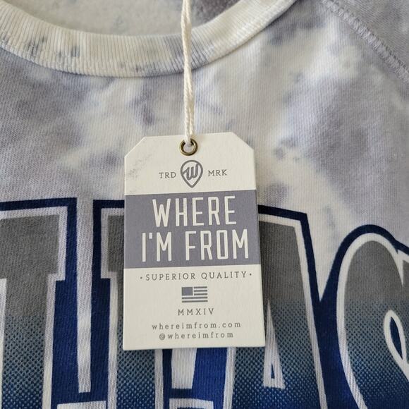 Dallas Texas by Where I'm From tie dye crewneck sweatshirt Size L - Picture 5 of 11